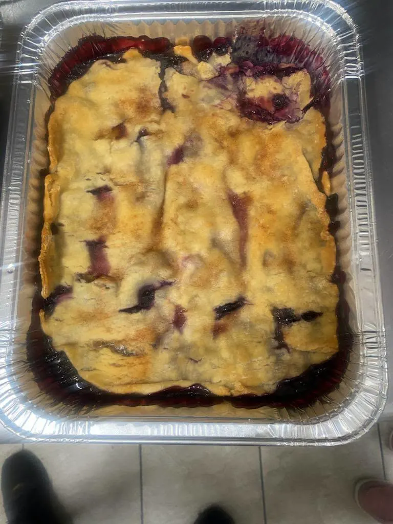 Fresh cobbler