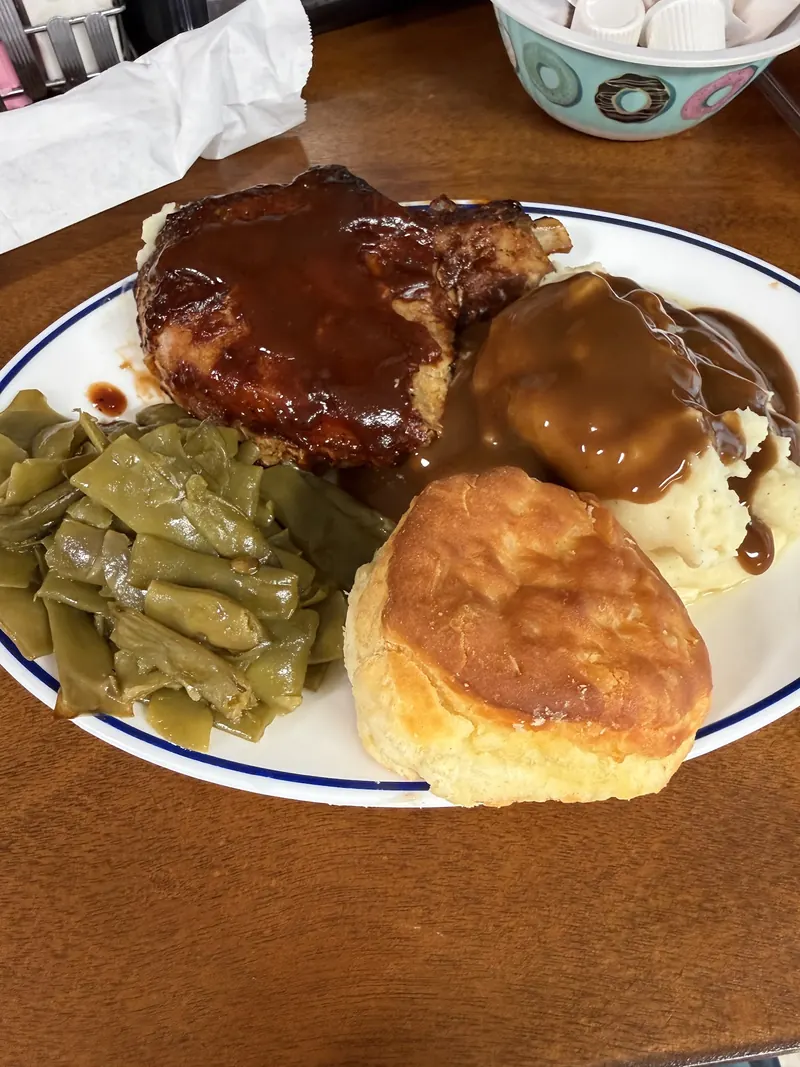 Hamburger steak & brown gravy