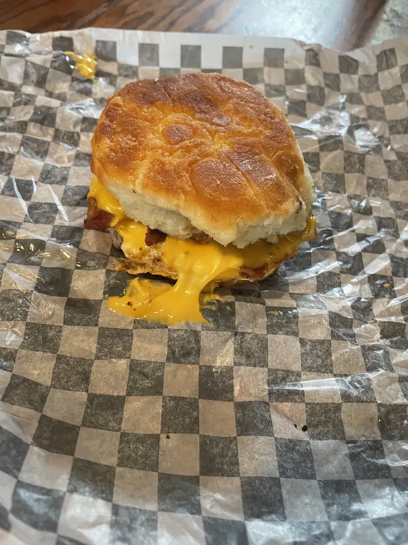 Sausage, egg & cheese biscuit